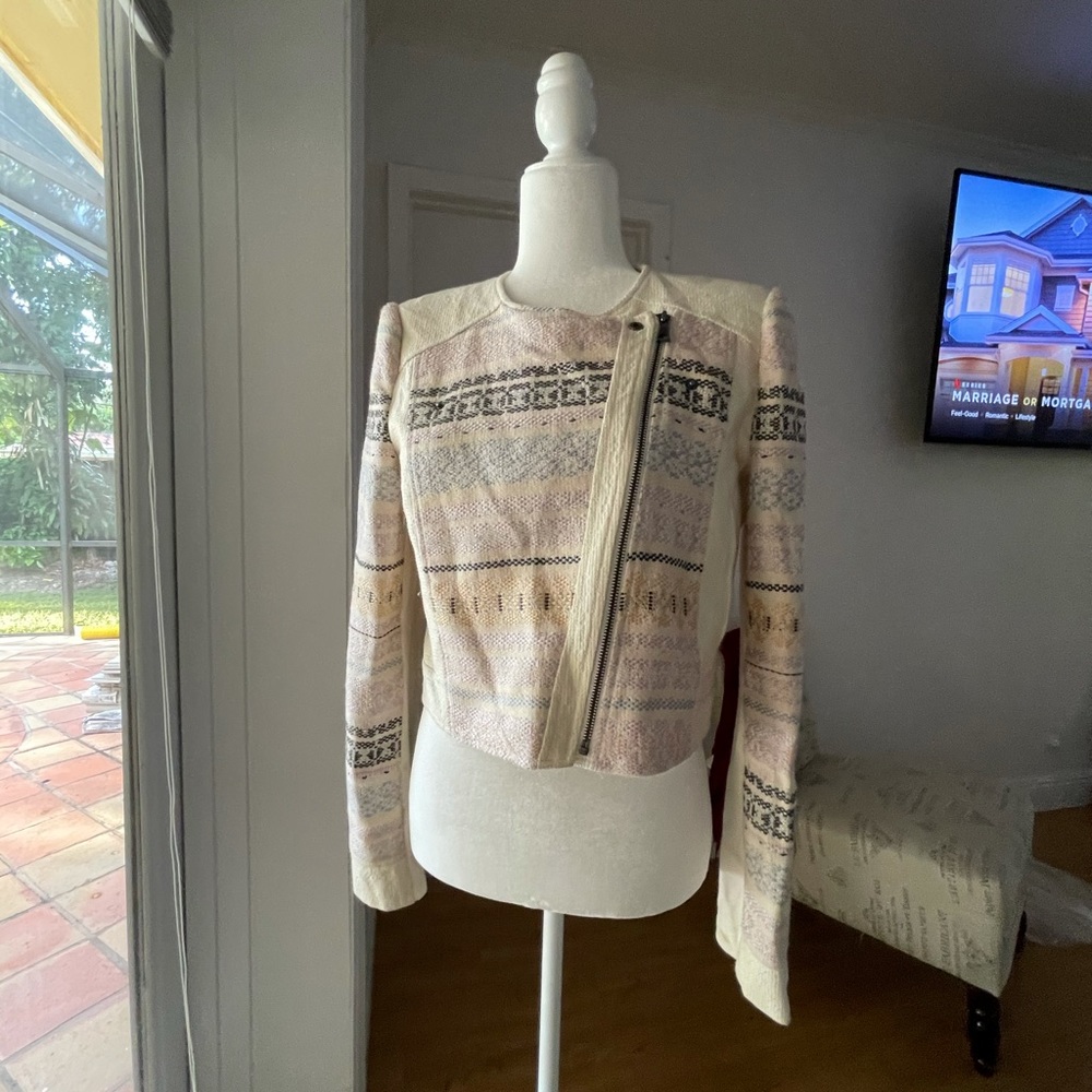 Bcbgmaxazria Zip Structured Jacket - image 2